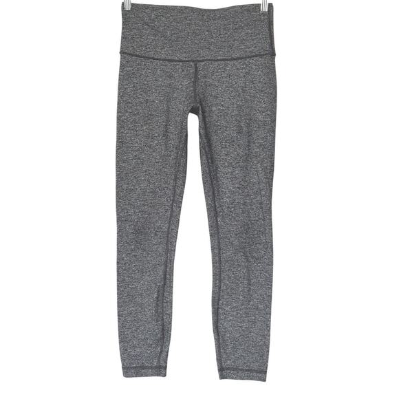 Lululemon Wunder Under Hi-Rise 7/8 Tight *25" Womens Size 8 Heathered Black - Picture 2 of 9
